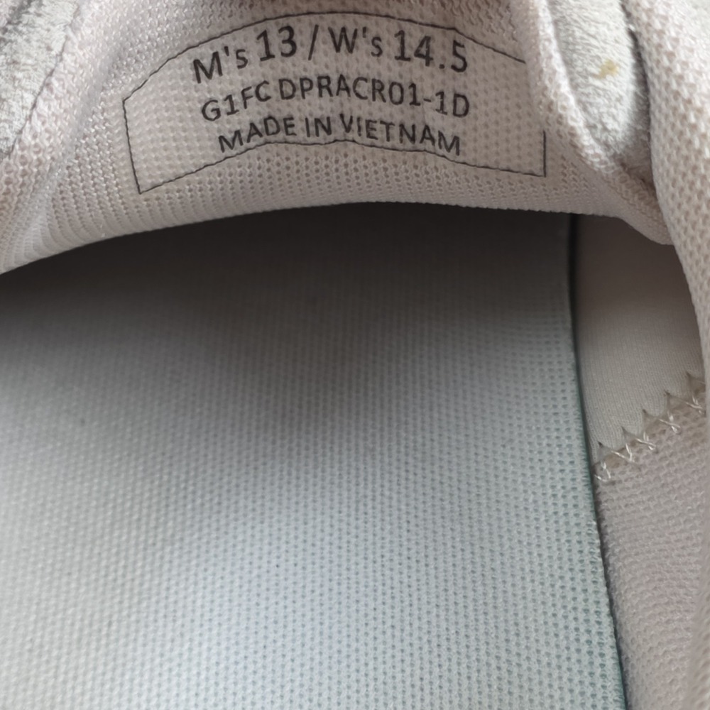 New KIZIK PRAGUE Men's Size 13 Sneakers CREME BRULEE UNISEX - Picture 7 of 8